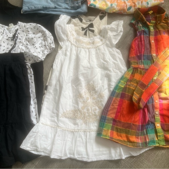 Colorful Plaid Kids Dress - Picture 4 of 7